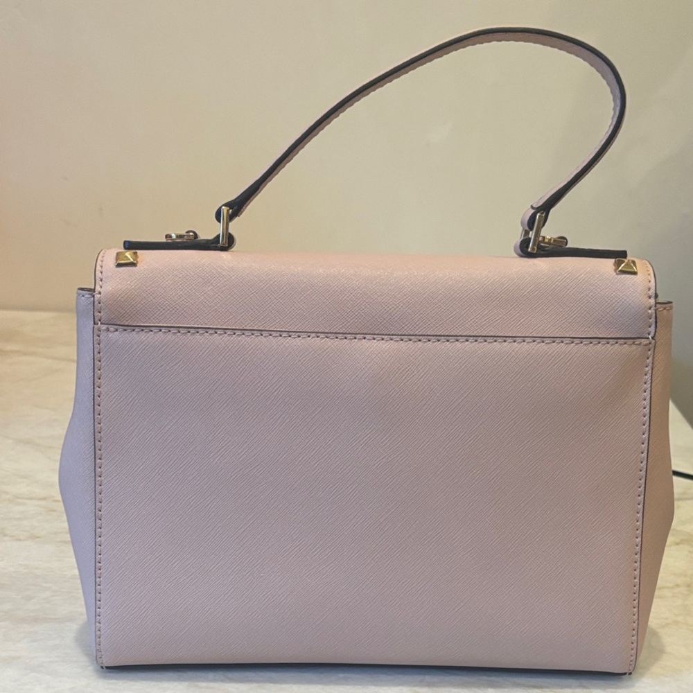 Michael Kors Lavender Studded Satchel - Picture 2 of 9